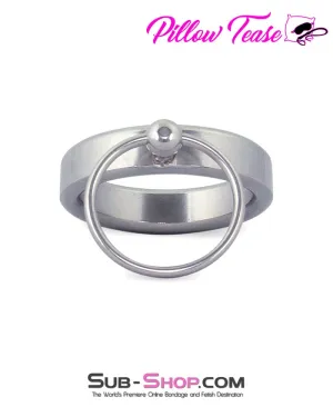 0418M      Lead Me Stainless Steel Cock Ring