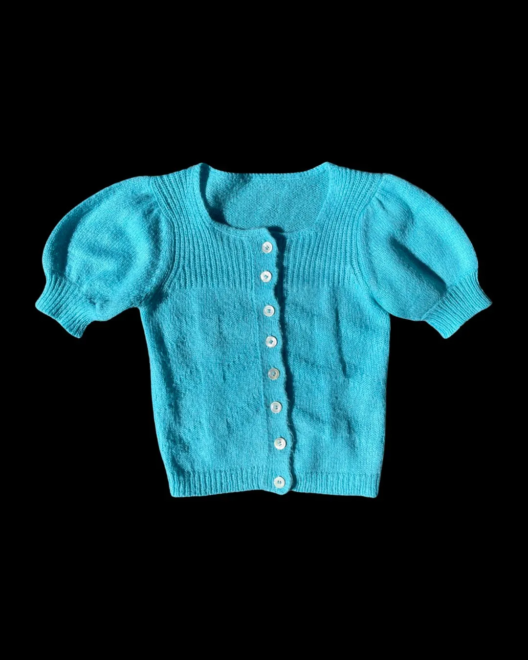 1930s Angora Fuzzy Knit Sweater