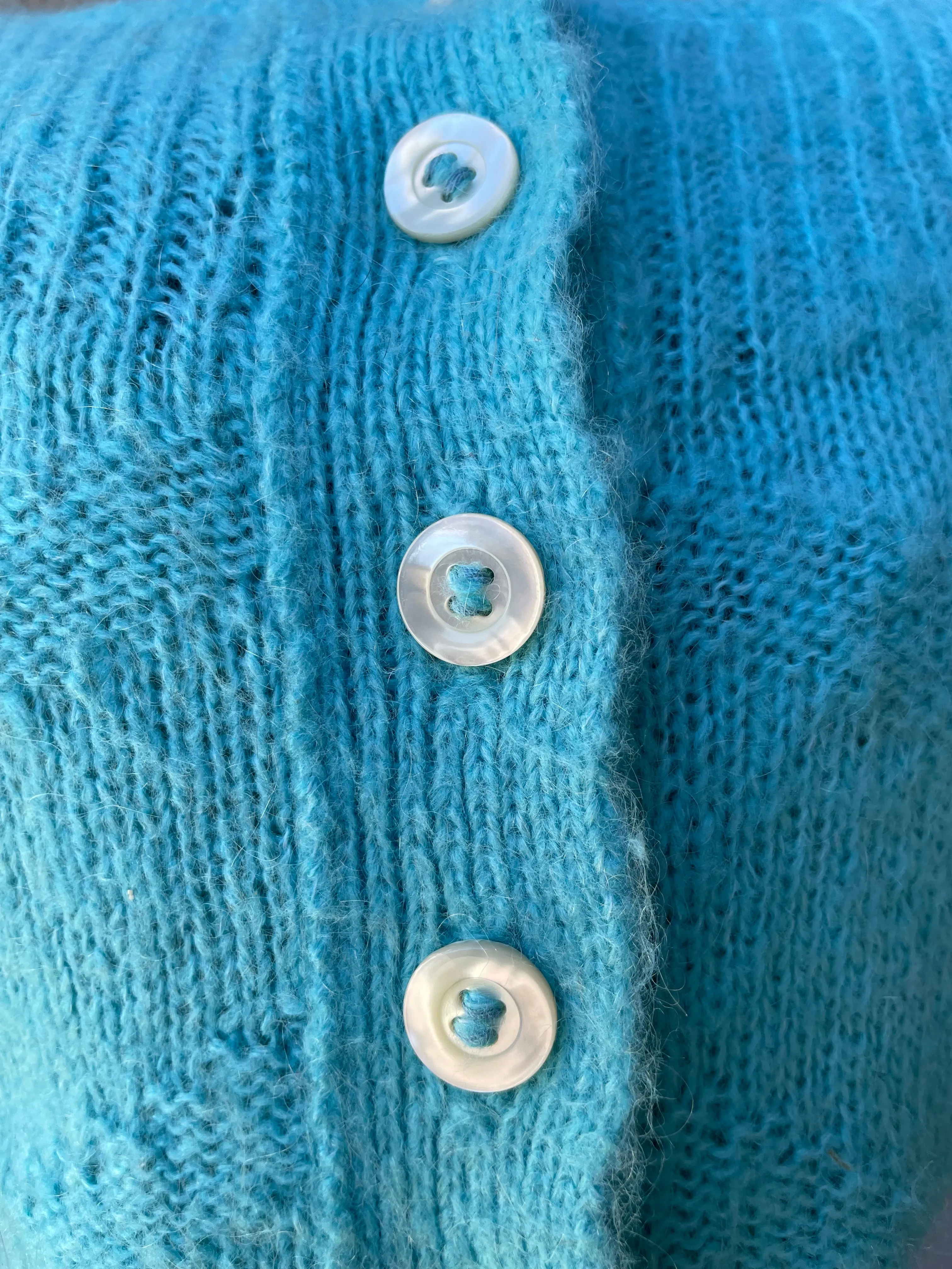 1930s Angora Fuzzy Knit Sweater