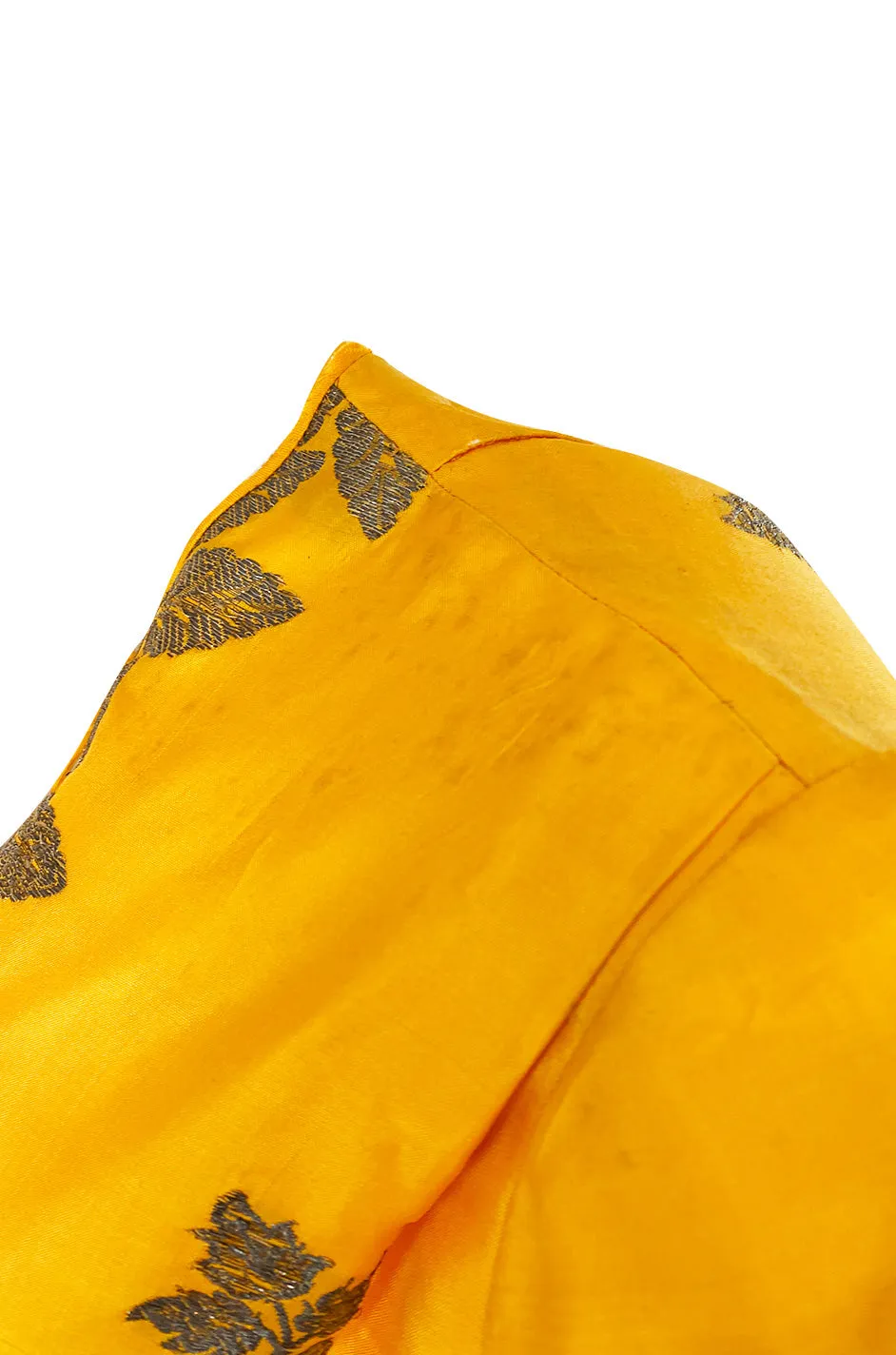 1953 Traina-Norell Metallic Gold Thread Hand Embroidered Couture Dress