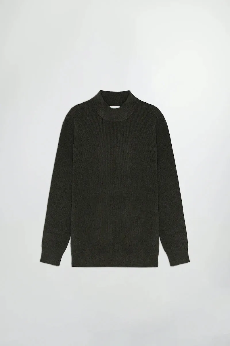 6429 Danny Mock Neck - Dark Army
