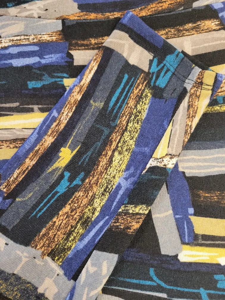 Abstract Flowy Dress