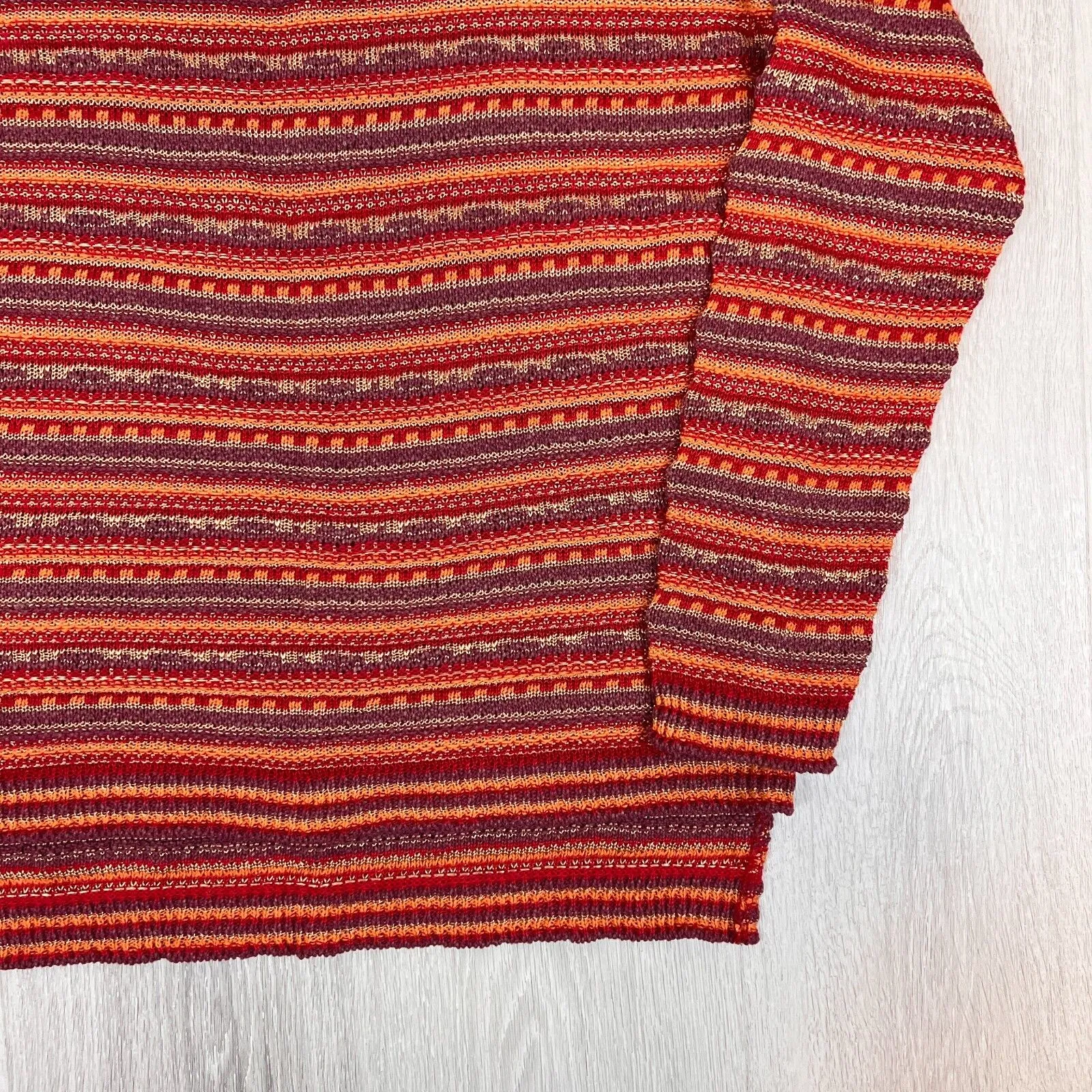 Aliza Womens Striped Knitted Pullover Sweater Jumper Size 16