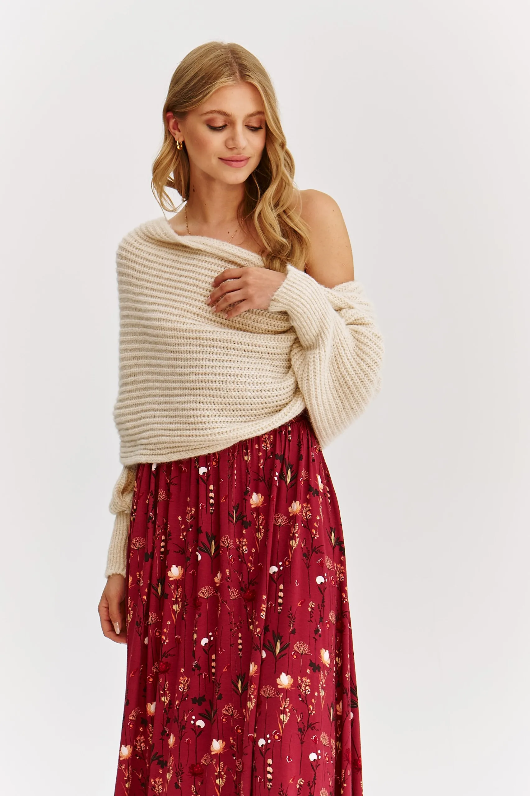 Almond Milk multiway sweater jacket