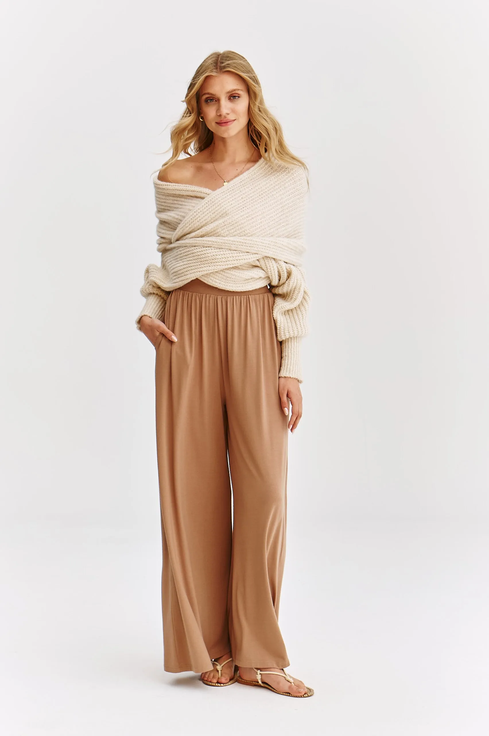 Almond Milk multiway sweater jacket