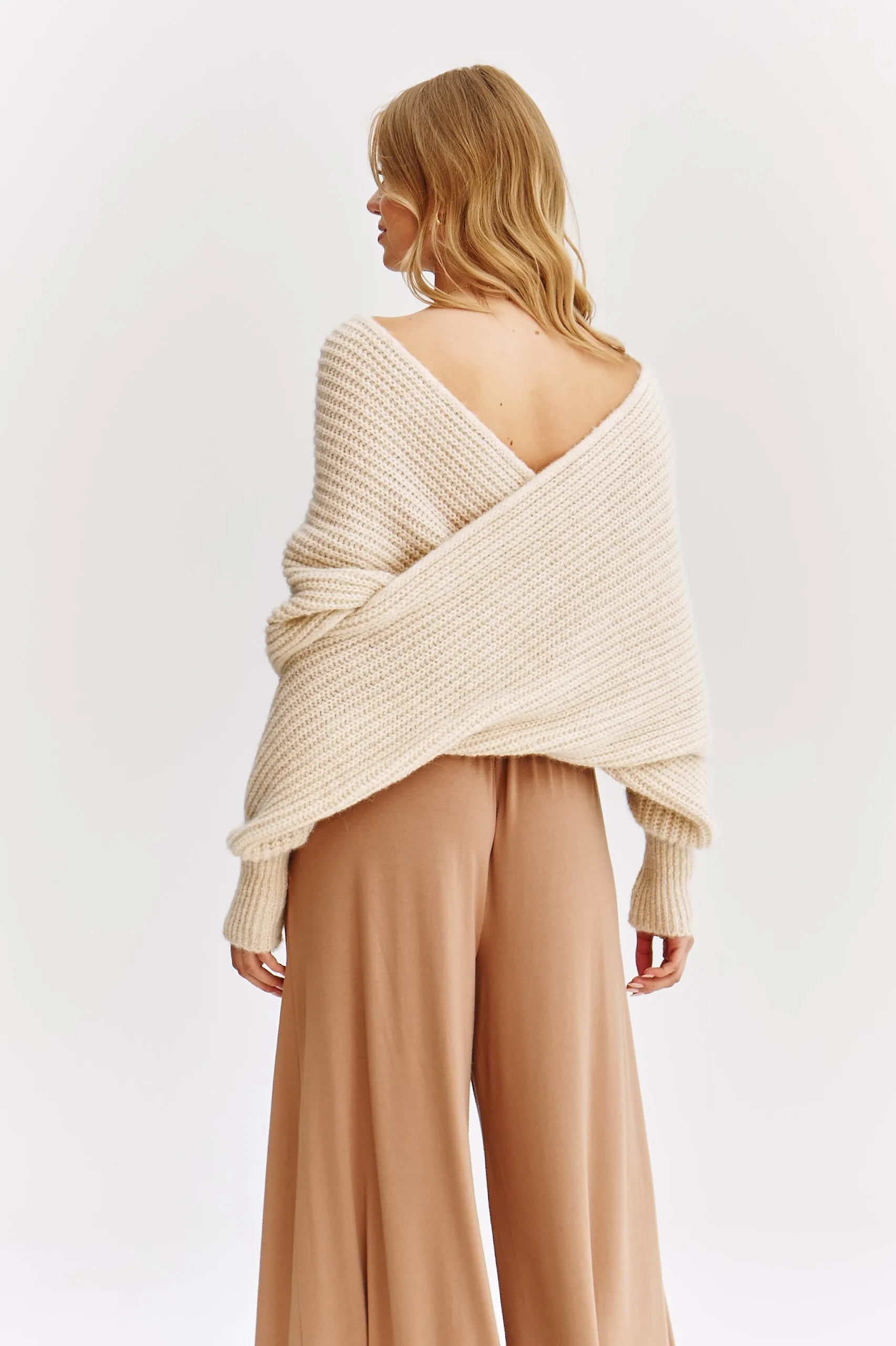 Almond Milk multiway sweater jacket