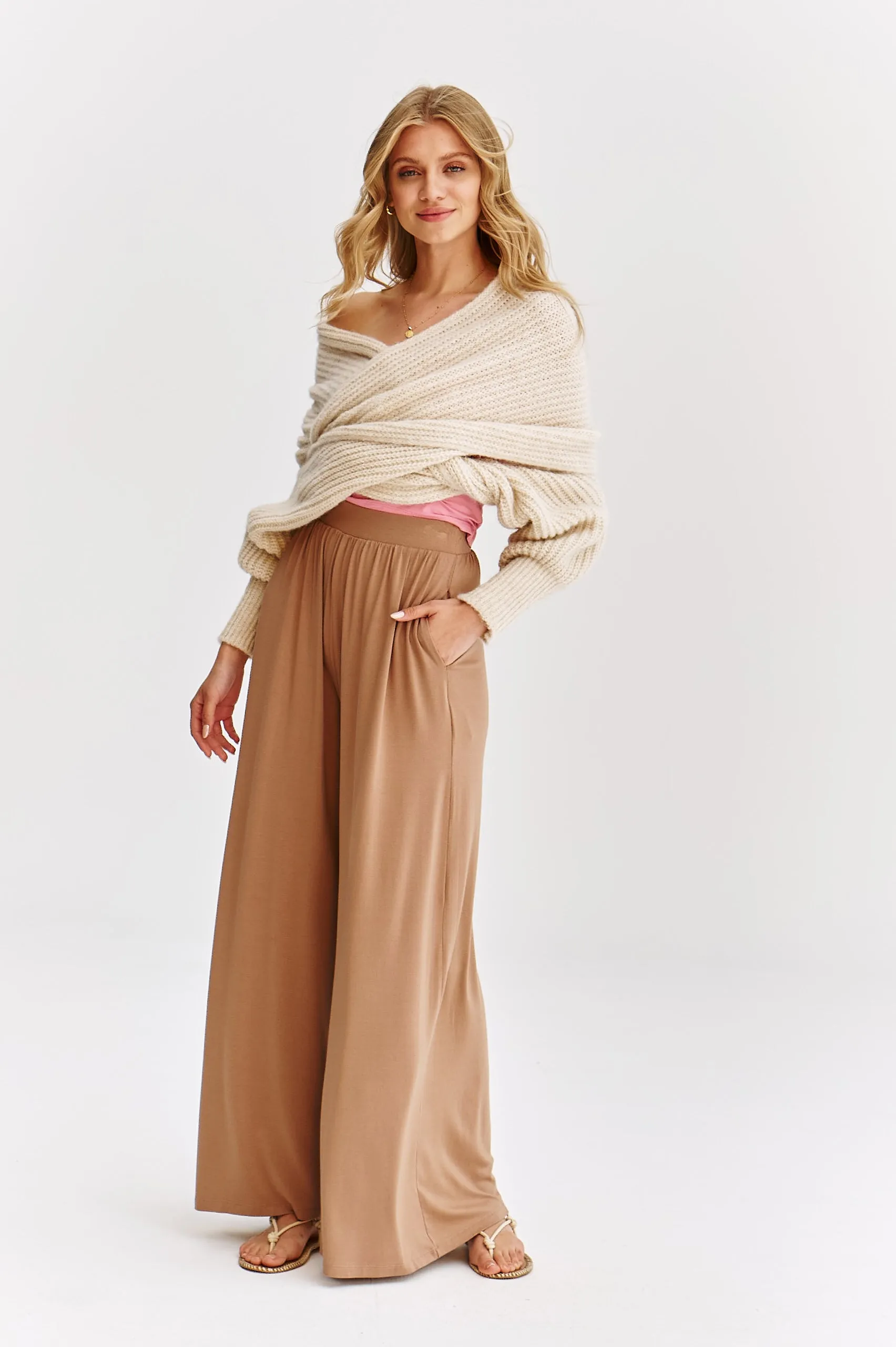 Almond Milk multiway sweater jacket