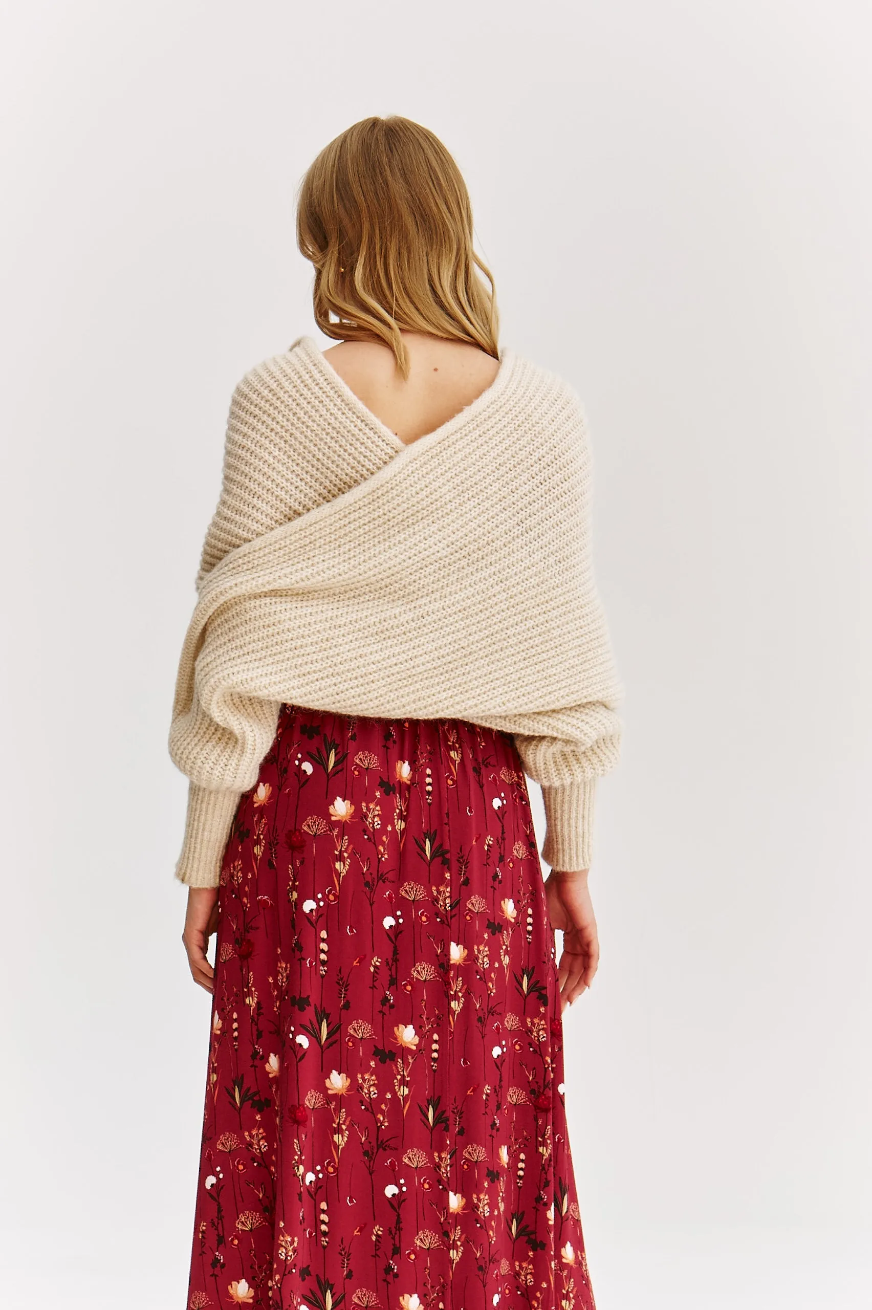 Almond Milk multiway sweater jacket