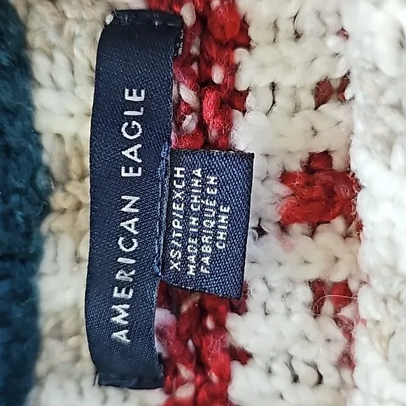 AMERICAN EAGLE | Women's Fair Isle Knit Sweater, Size XS