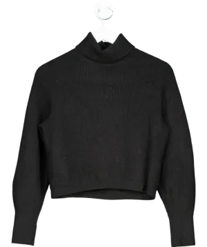 & Other Stories Black 100% Cashmere Turtleneck Sweater UK XS