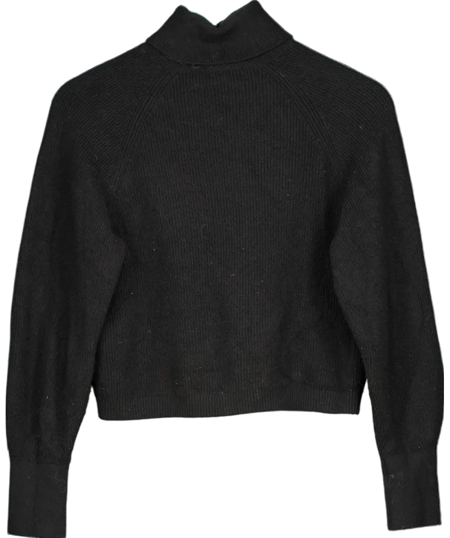 & Other Stories Black 100% Cashmere Turtleneck Sweater UK XS