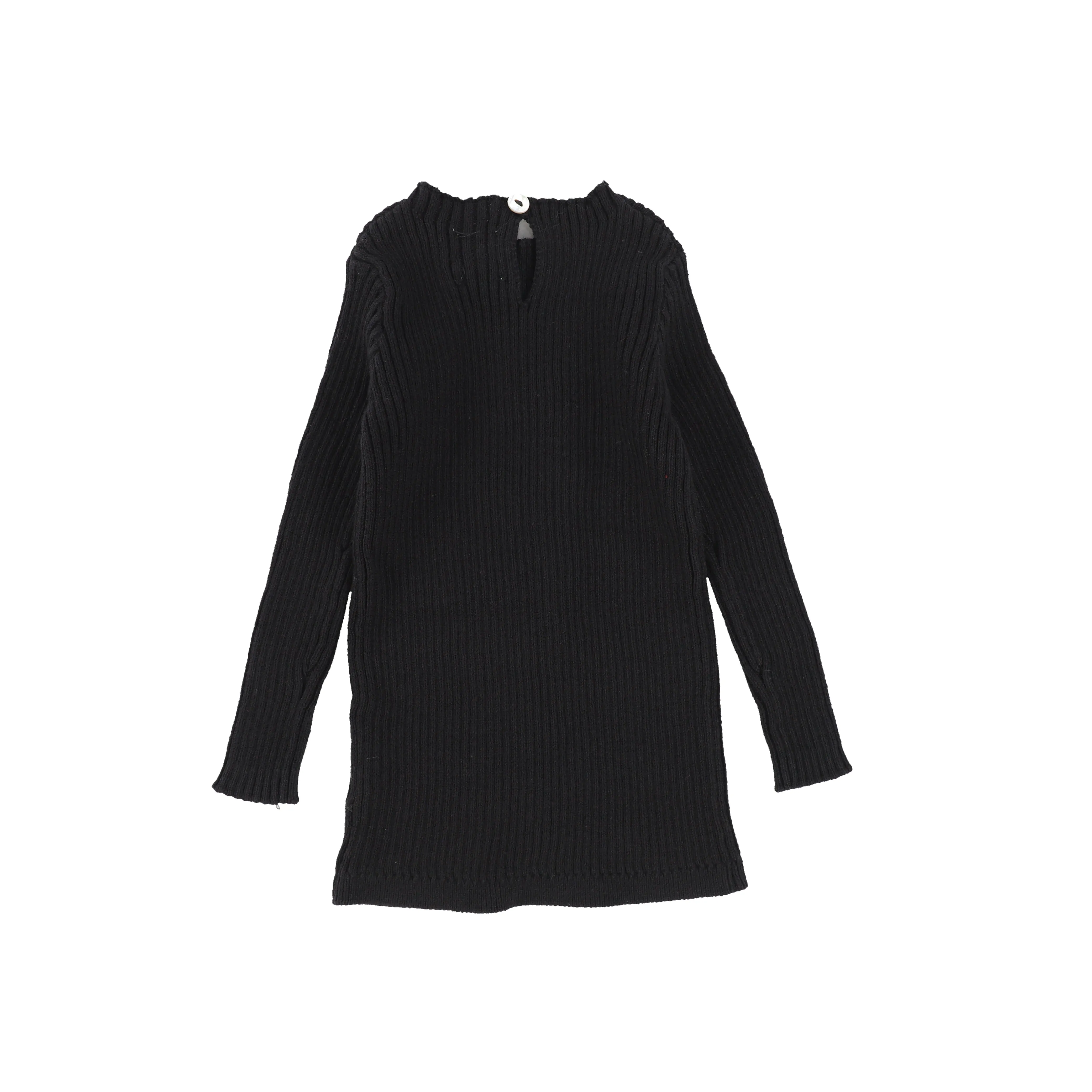 Analogie Long Sleeve Knit Sweater  - Black AW20