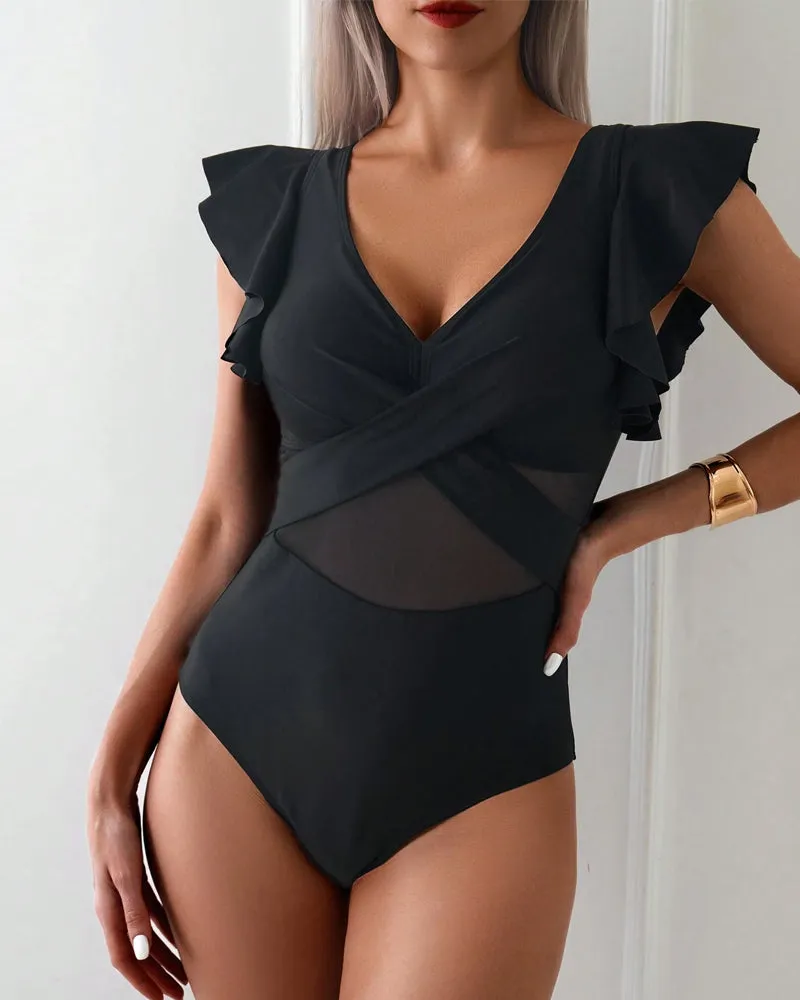 Anissa™ - Flattering V-Neck Swimsuit