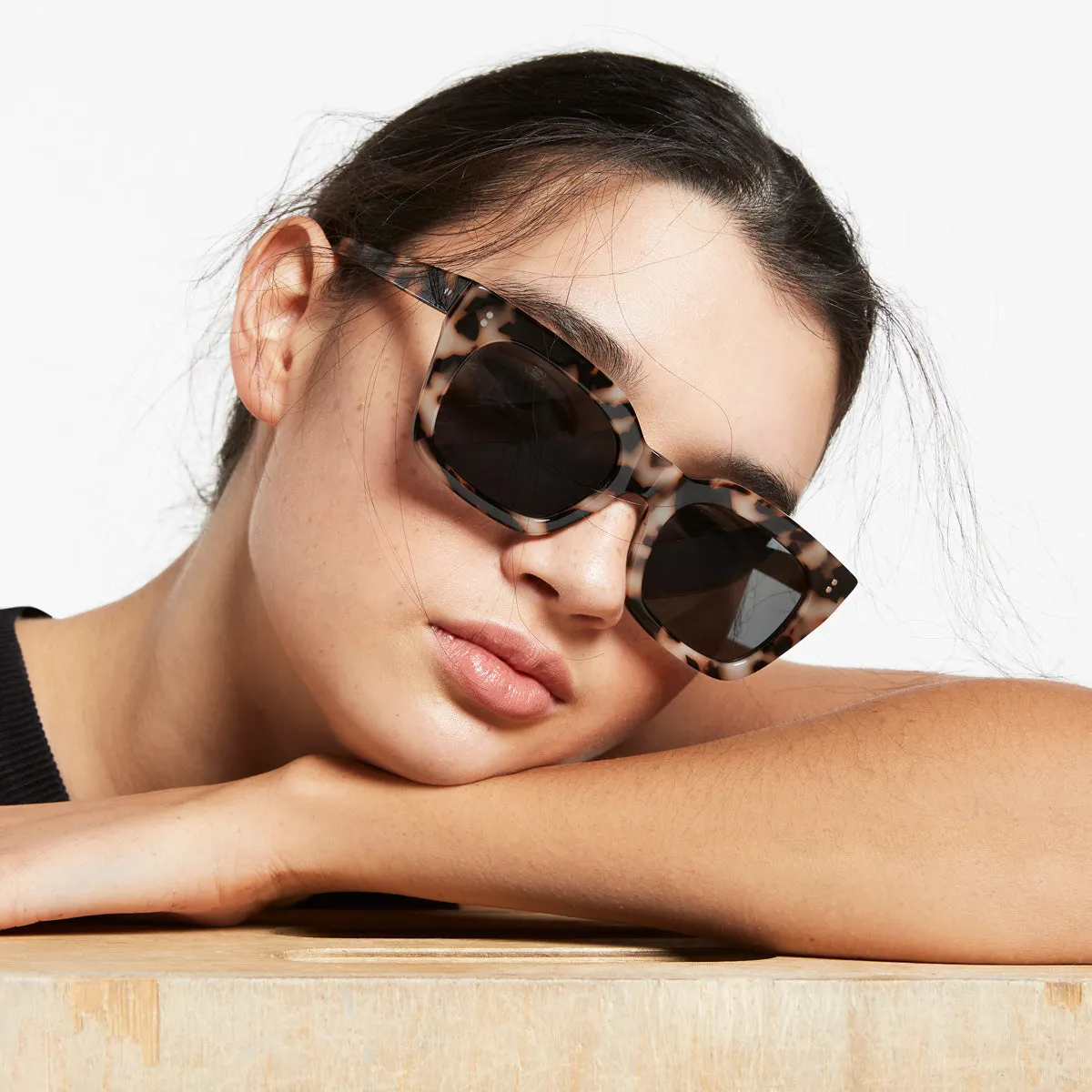 Antagonist Sunglasses - White Tort
