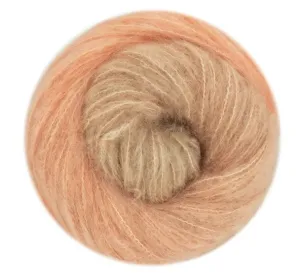 Apricot Nectar Cashmere cotton silk degrade