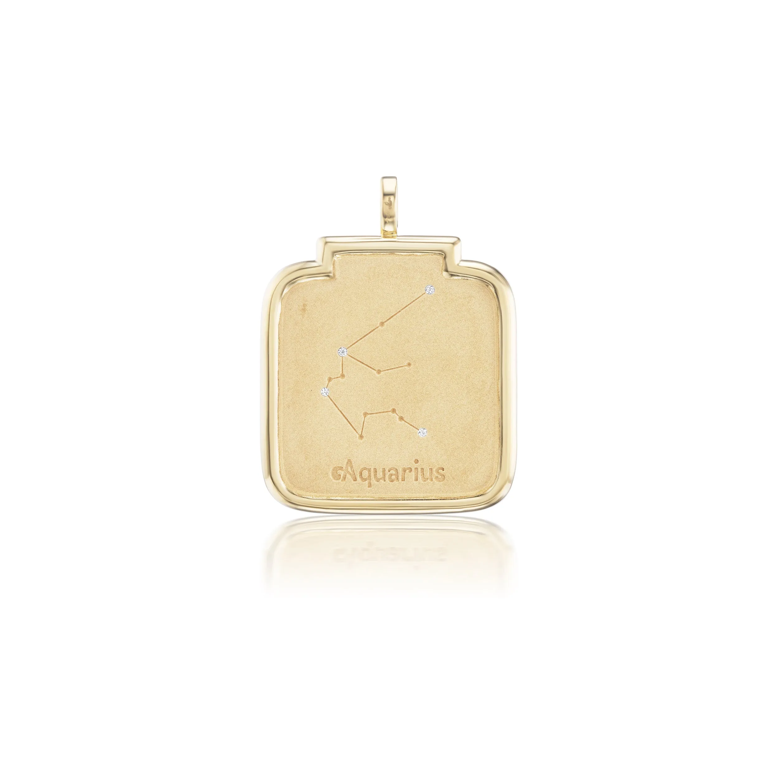 Aquarius Zodiac Pendant