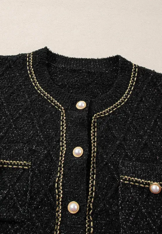 'Arabelle' Tweed Knit Sweater