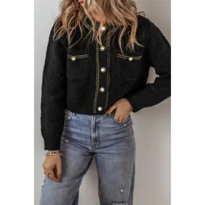 'Arabelle' Tweed Knit Sweater