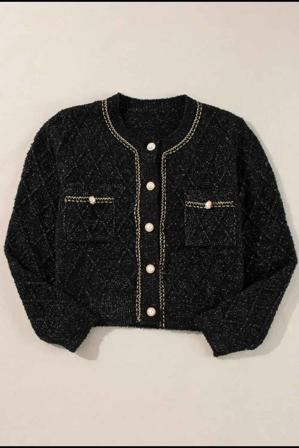 'Arabelle' Tweed Knit Sweater