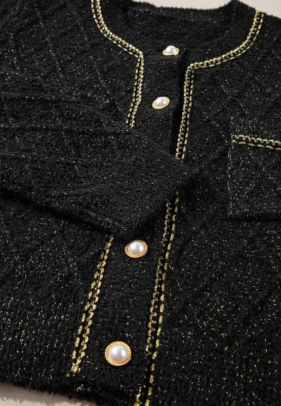 'Arabelle' Tweed Knit Sweater