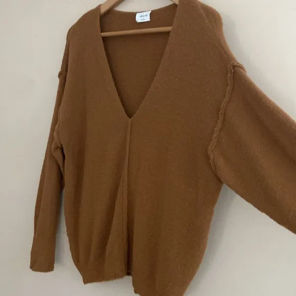 Aritzia Wilfred Free- Hush Knit V-Neck Sweater