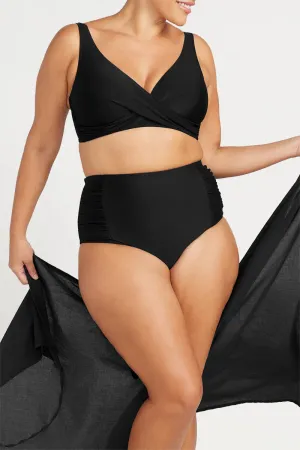 Artesands Hues Botticelli High Waist Swim Pant - Black