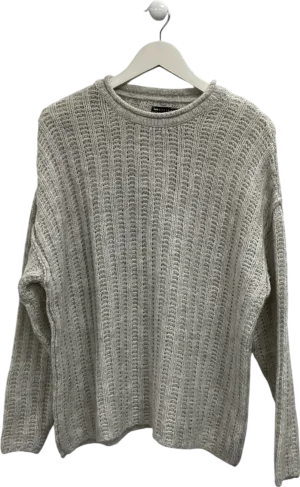 ASOS Beige Oversize Knit Jumper UK S