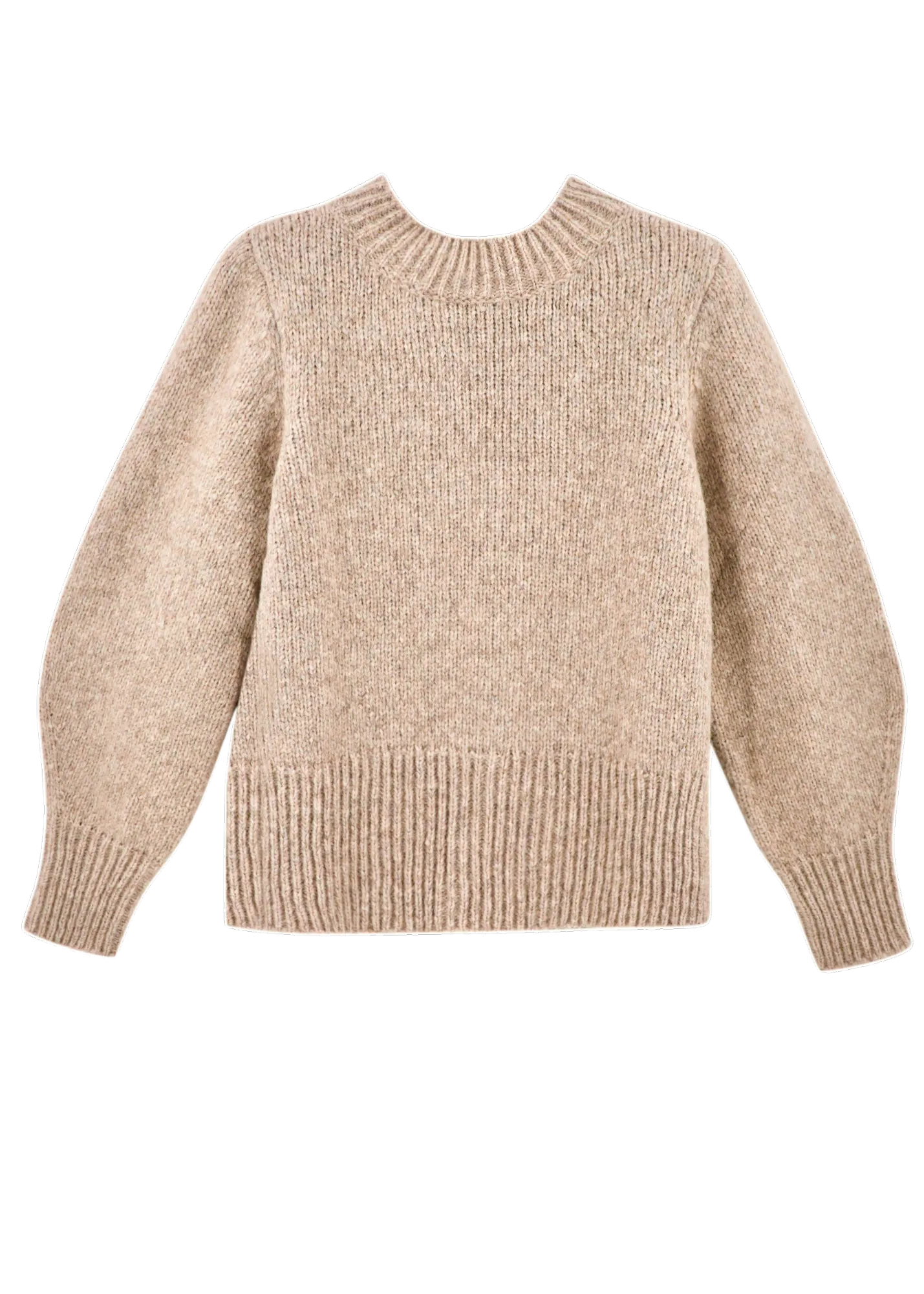 Aspen Open Side Pullover in Camel