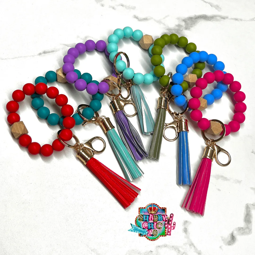 Assorted Beaded Keyrings