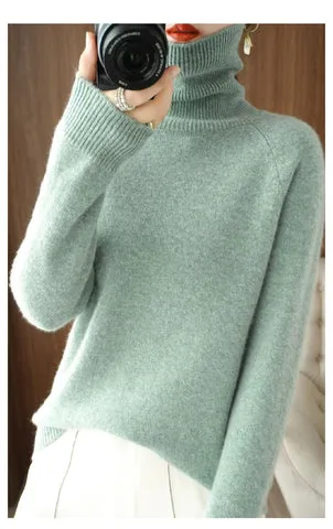 Avencea Cozy Cashmere Knit Sweater in Cashmere