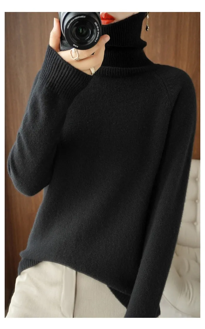 Avencea Cozy Cashmere Knit Sweater in Cashmere