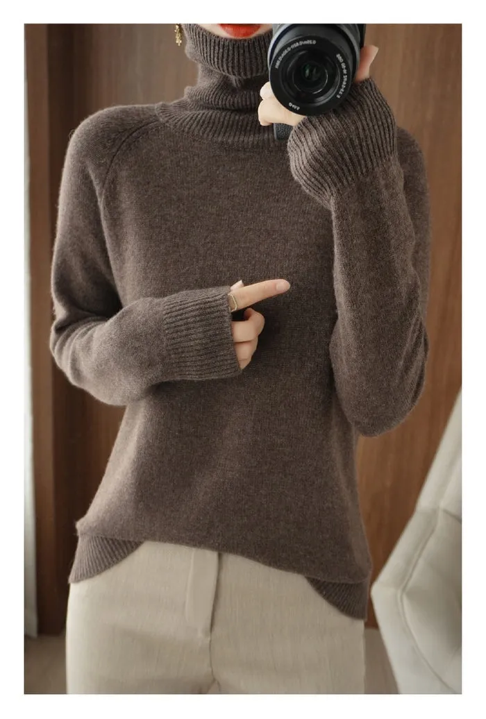 Avencea Cozy Cashmere Knit Sweater in Cashmere