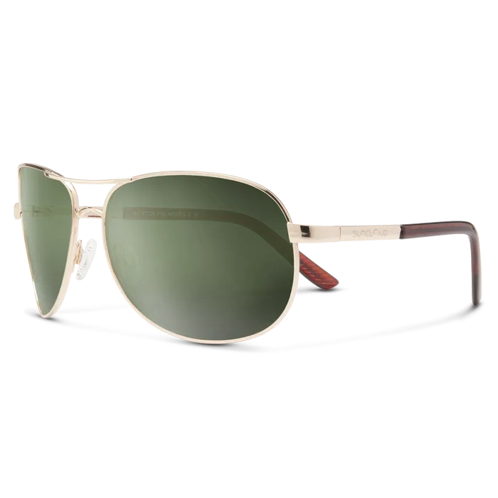 Aviator - Gold   Polarized Gray Green Lens