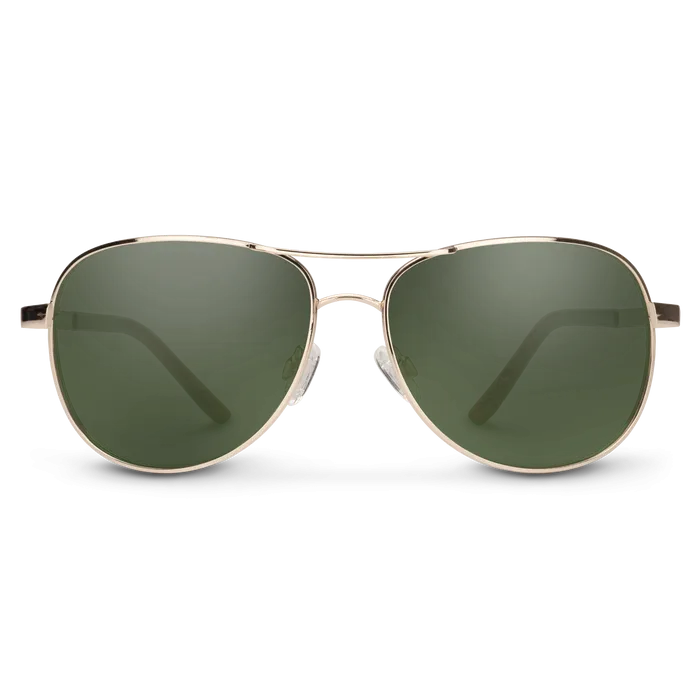 Aviator - Gold   Polarized Gray Green Lens