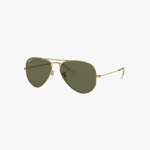 Aviator Large Metal Arista W/Green Polarized