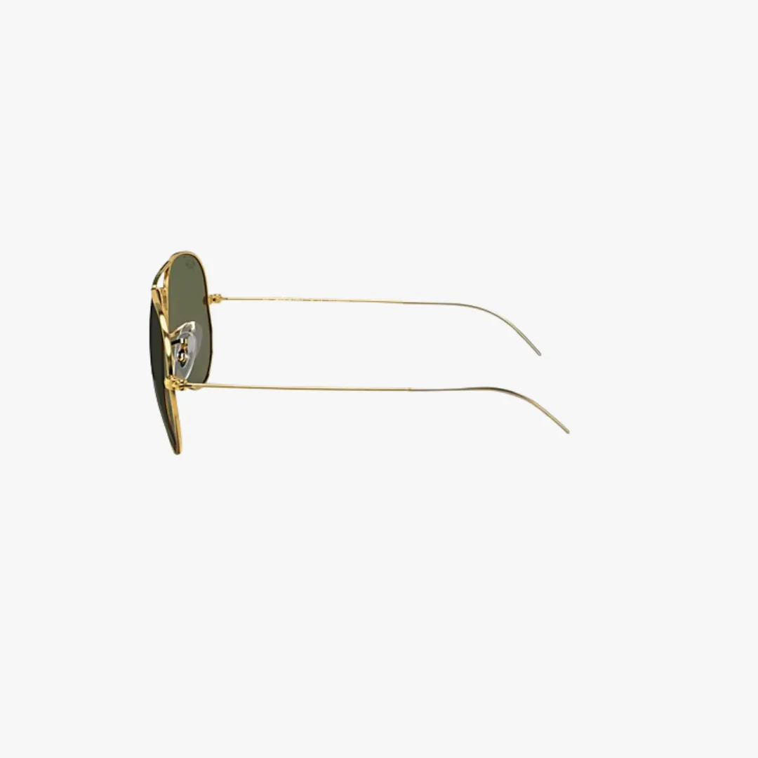 Aviator Large Metal Arista W/Green Polarized