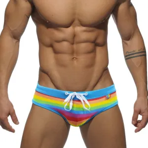 Baby Blue Rainbow Swim Briefs