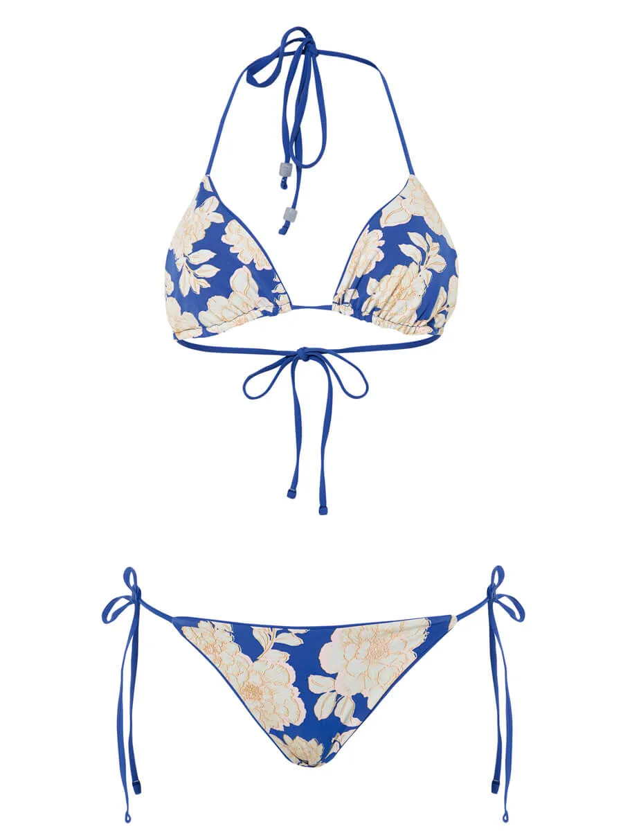 Balmy Triangle in Lapis Blue