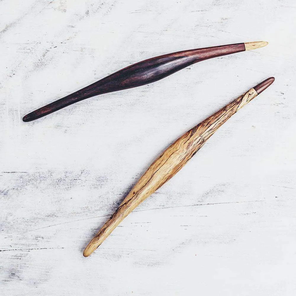 Banana Leaf Hair Stick from S A Y A Designs