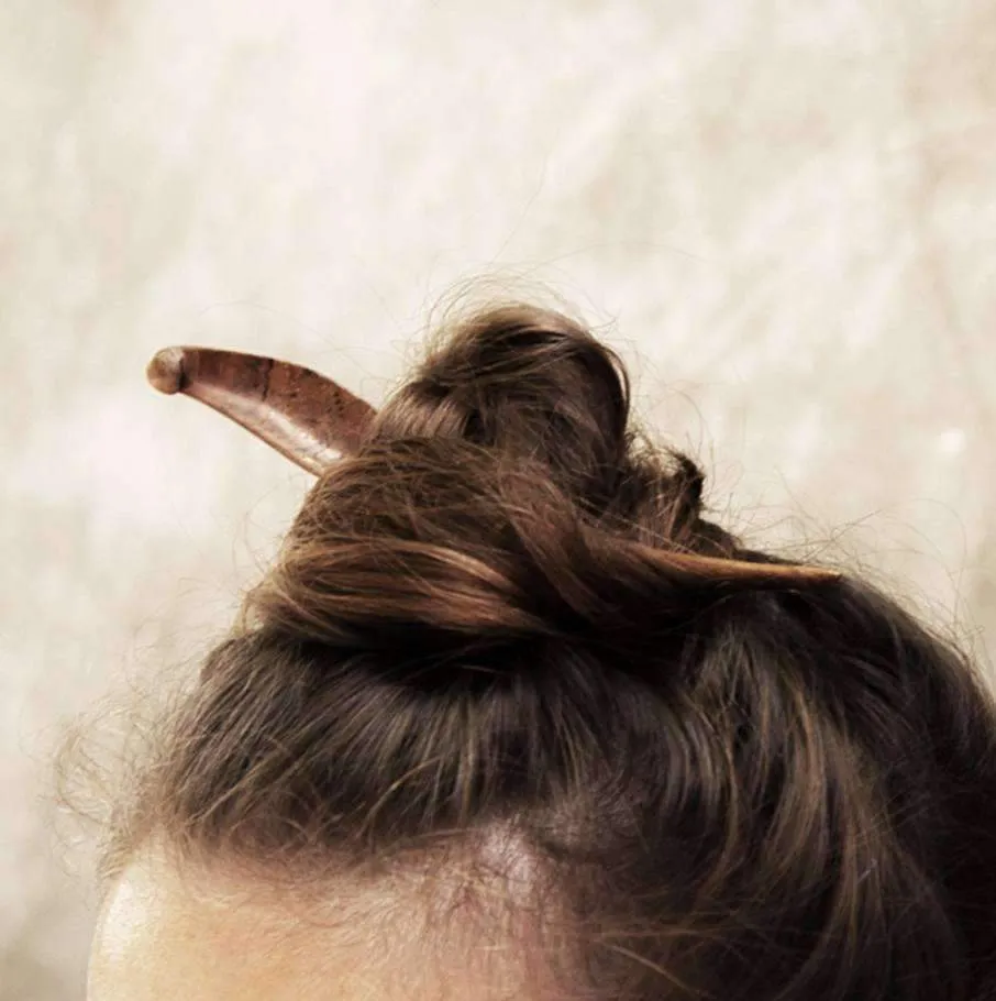 Banana Leaf Hair Stick from S A Y A Designs