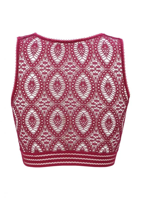 Baroque Cropped Tank Bra Top