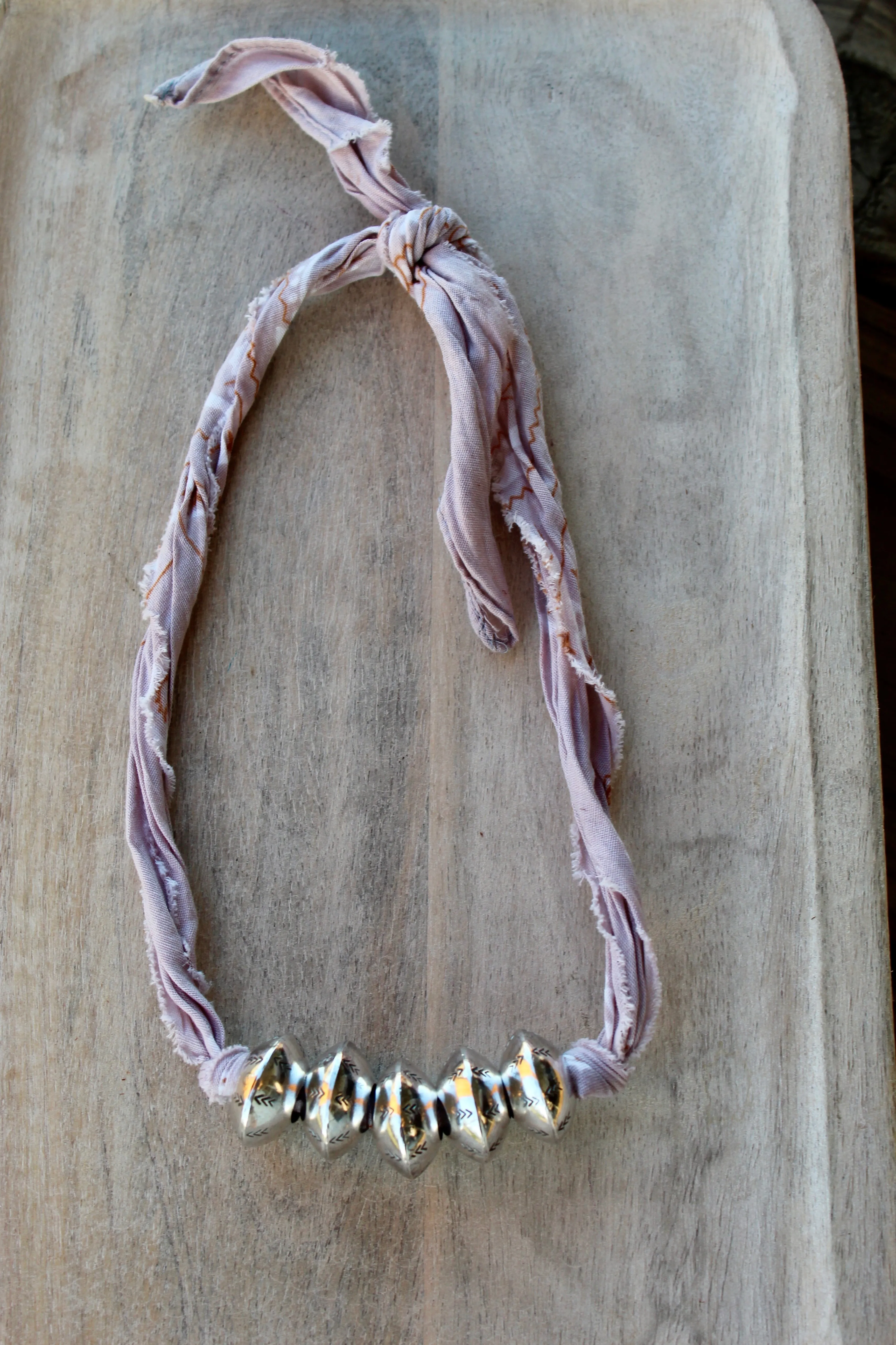 Beaded Bandana Necklace (no. 13)