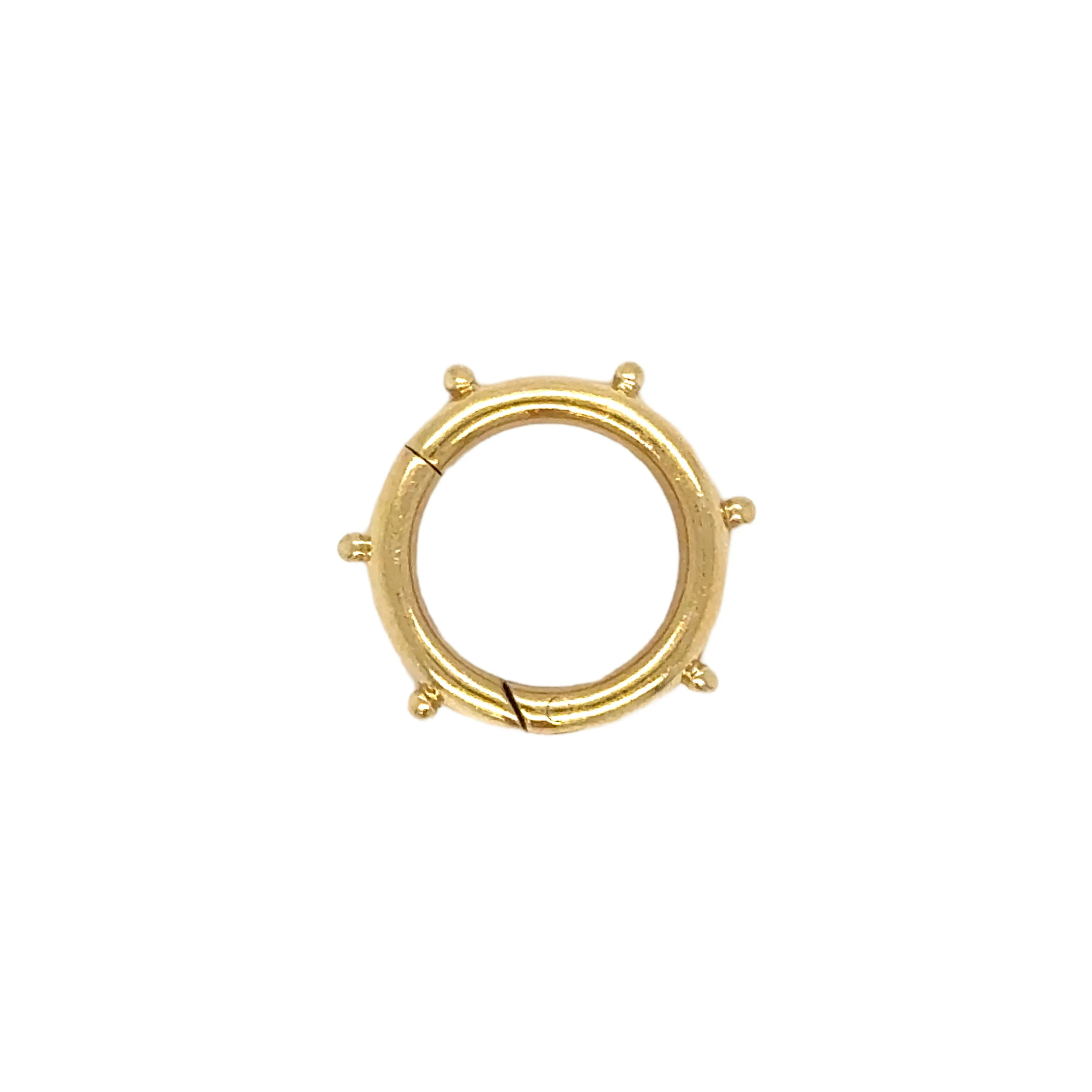 Beaded Gold Carabiner