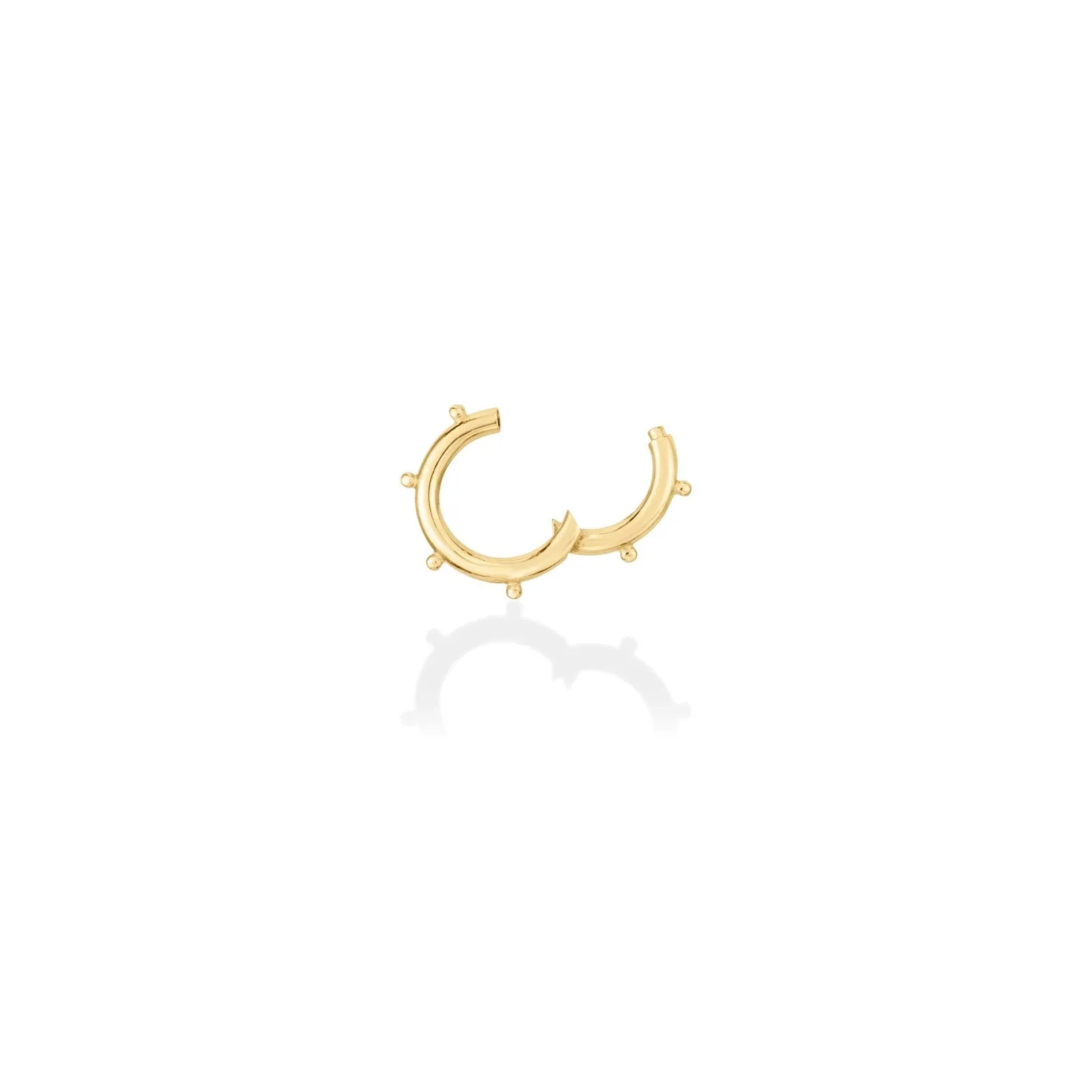 Beaded Round Charm Lock