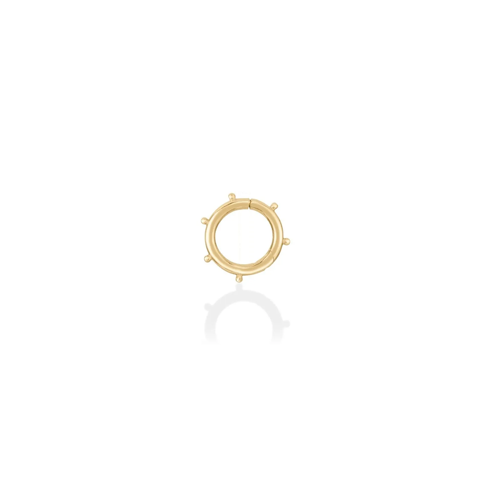Beaded Round Charm Lock
