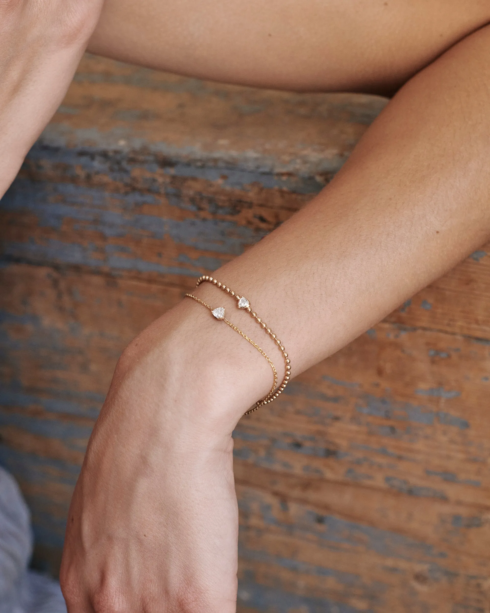 Beaded Trillion Bracelet