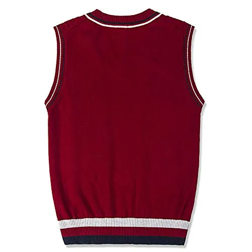Benito & Benita Boys' Sweater Vest - Red