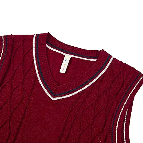 Benito & Benita Boys' Sweater Vest - Red