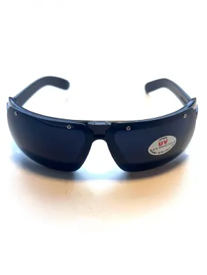 Black Wrap Around Sunglasses