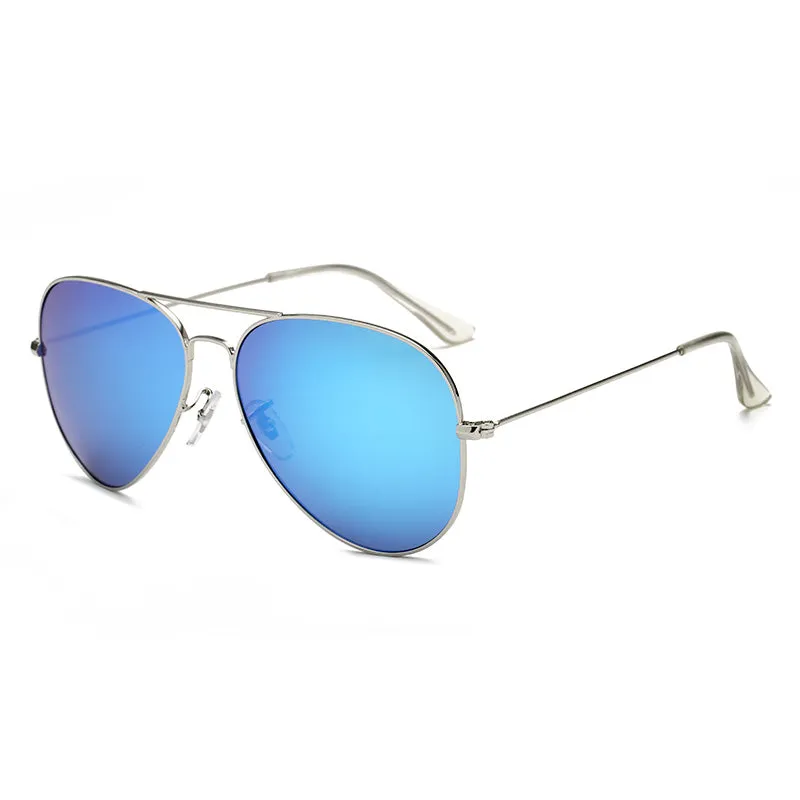 Blue Aviator Sunglasses